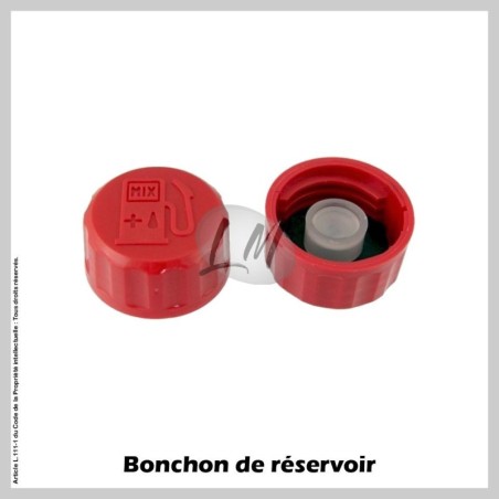 Bouchon réservoir essence 46mm pour débroussailleuse Shindaiwa HT20