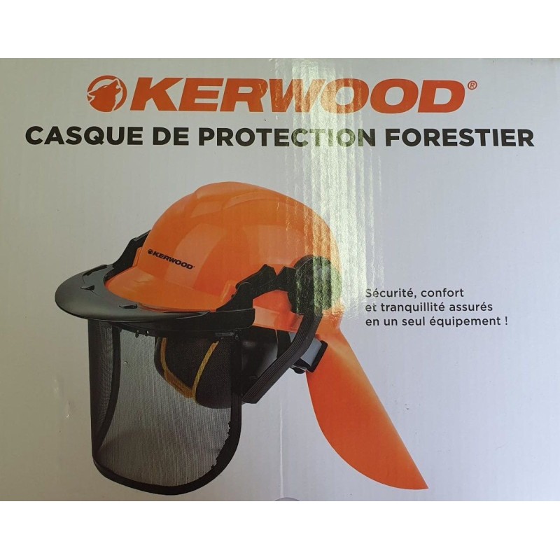 Casque de protection avec oreillette anti-bruit et visière