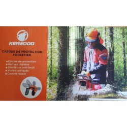 Casque de protection avec oreillette anti-bruit et visière