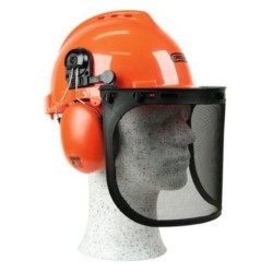 Casque de protection combiné Oregon Waipoua - Oreillette anti-bruit et visière