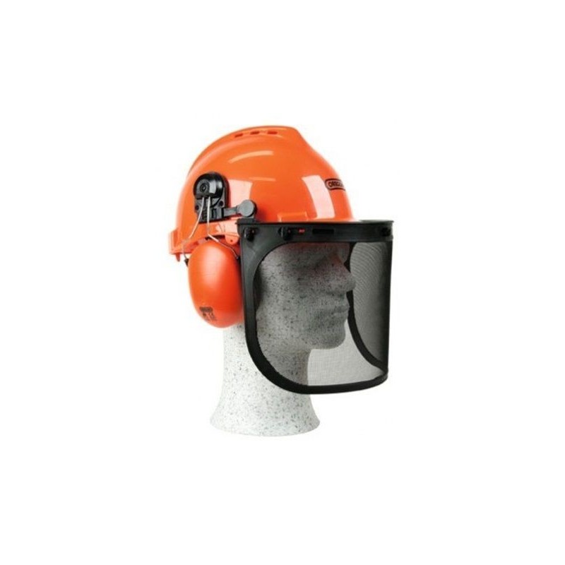 Casque de protection combiné Oregon Waipoua - Oreillette anti-bruit et visière
