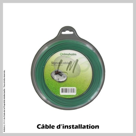 Câble d'installation pour robot tondeuse - 2,45 mm² x 25 m
