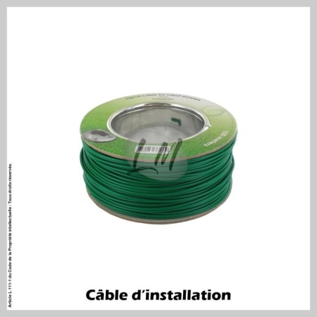 Câble d'installation pour robot tondeuse - 2,45 mm² x 100 m
