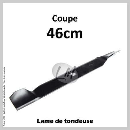 Lame tondeuse Coupe 46 cm AYP, BERNARD, HUSQVARNA, JOHN DEERE, VIKING
