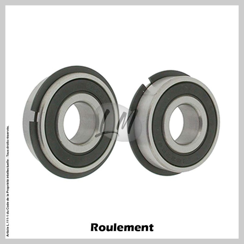 Roulement avec clip d'arrêt Snapper