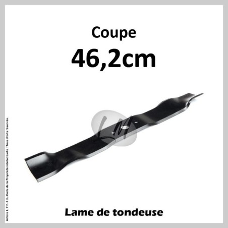 Lame tondeuse Coupe 46,2 cm CASTELGARDEN, HONDA, STIGA, SABO, VIKING