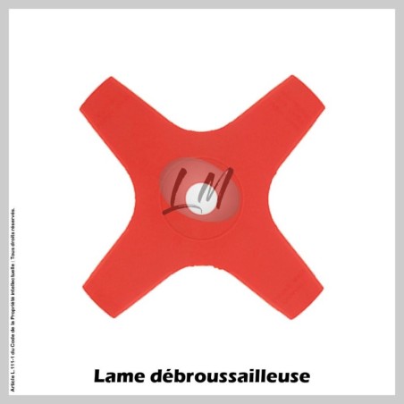 Lame débroussailleuse 4 dents Ø250 mm Al 25,4 mm