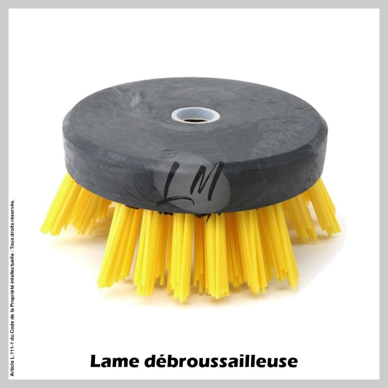 Brosse de désherbage Ø160 mm Al 20 et 25,4 mm