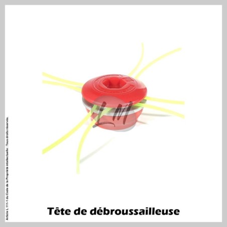 Tête débroussailleuse 8 fils multi-fils araignée alu/nylon