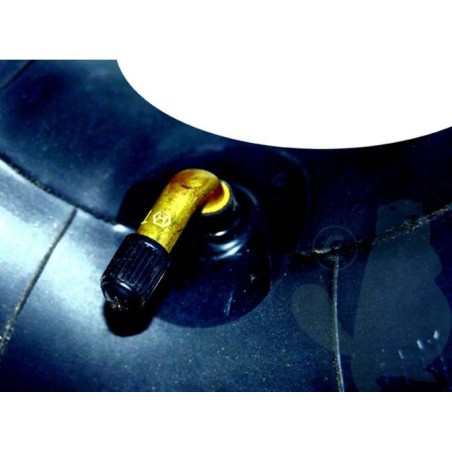 Chambre à air à valve coudée 410/350-4