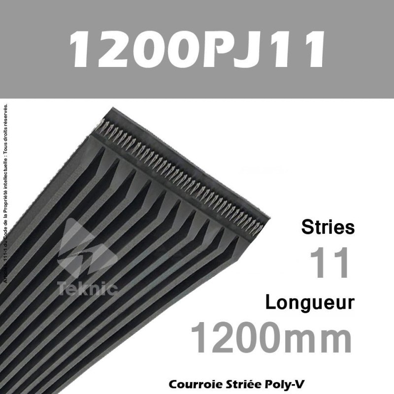 Courroie Poly-V 1200PJ11