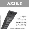 Courroie AX28.5 - Continental