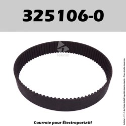 Courroie Elu 0325106-0 - HH40, HH40EK, HH40K, MF81/E, MFF80 "Type 4"
