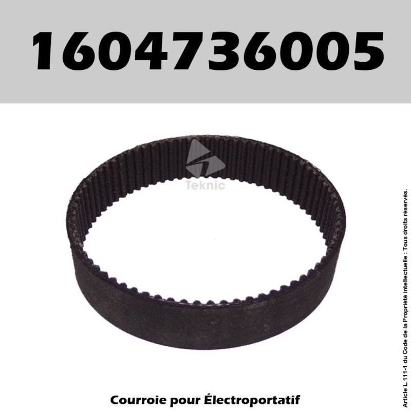 Courroie Bosch 1604736005 - PBS75, PBS75E, PHO100