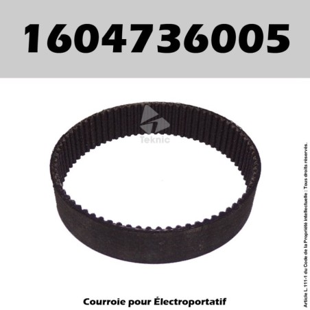 Courroie Bosch 1604736005 - PBS75, PBS75E, PHO100