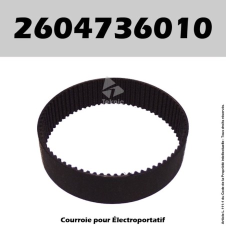 Courroie Parkside - PBS900A1, PEBS900SE, KH3020, KH3172, PBS900B2