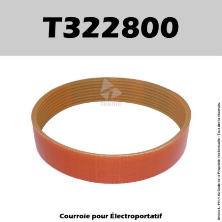Courroie Black & Decker T935329 - BD735E, 80PLA, P7101