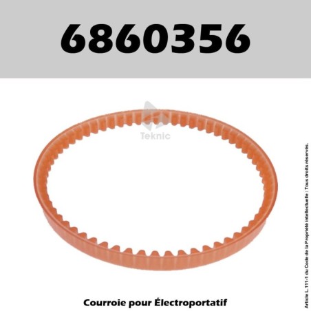 Courroie Ryobi 6860356 - L22L