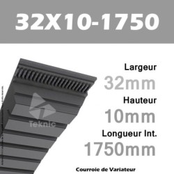 Courroie de Variateur 32X10-1750 Li - W31,5/1800