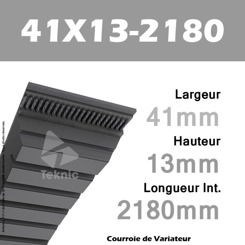 Courroie de Variateur 41X13-2180 Li - W40/2240