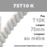Courroie PU 75T10 K Ouverte