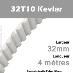 Courroie PU 32T10 Ouverte - Kevlar