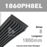 Courroie Flexonic 1860PH8EL