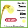 Fil Rond Oregon Yellow 2mm x 15m