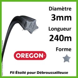 Fil Etoilé Oregon Nylium Gris 3mm x 240m